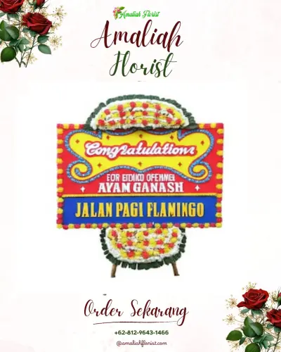 Bunga Papan Congratulation di Tegalgandu